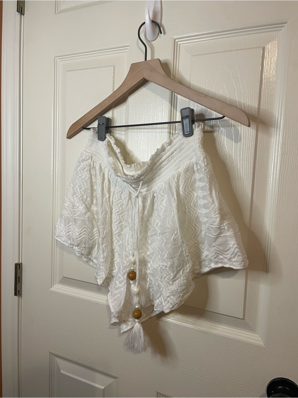 Ramy Brook Beni Embroidered Shorts in White Size XS - Picture 4 of 10